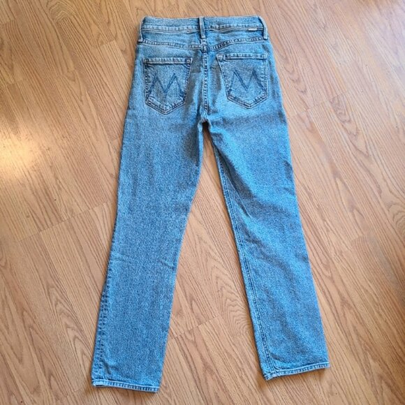 MOTHER DENIM MID RISE DAZZLER ANKLE JEANS TROPIC LIKE IT'S HOT STRETCH sz 26 - Picture 4 of 8